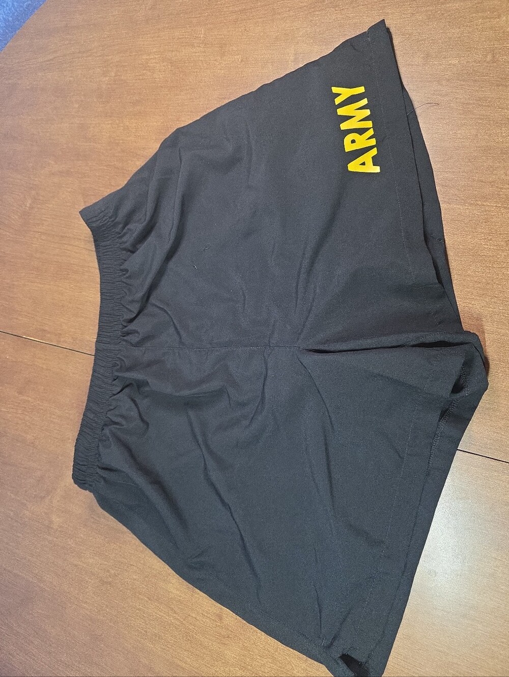 US Army Shorts Size L Black Official Issue Physical Fitness Uniform Trunks